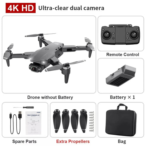 L900 Pro 4K GPS Drone with Dual HD Camera, 5G FPV, Brushless Motor, Foldable RC Quadcopter with 1200M Range & Follow Me Mode