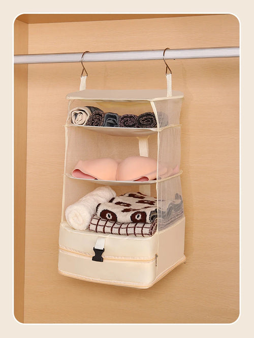 Travel Storage Bag Dormitory Wardrobe Hanging Multi functional Storage Artifact Clothing Underwear Socks Storage Compression Bag