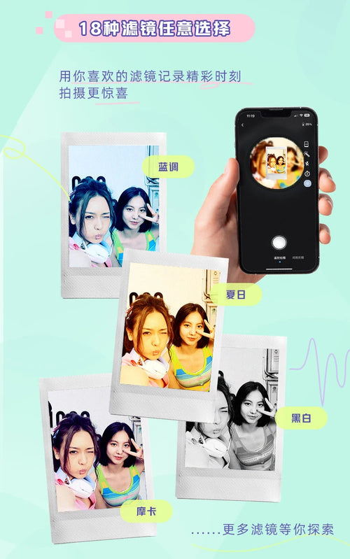 Fujifilm Instax Pal Smart Camera Small and Portable Smart Cute Mini Camera Photography Genie Pal Ready to Take Birthday Gifts