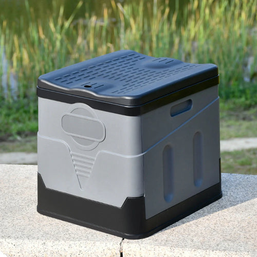 Portable Foldable Toilet Seat Car Emergency Toilet with Cover Outdoor Reusable Folding Toilet for Camping Hiking Boat Trips