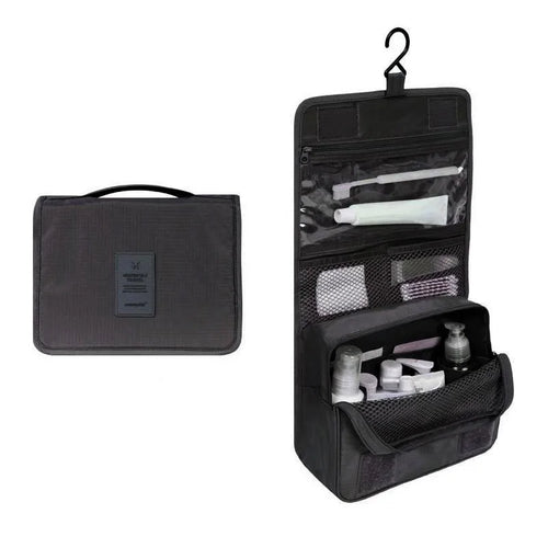 Portable Toiletry Washbag Have Hanging Hook Waterproof Women Bathroom Cosmetic Storage Bag Large Capacity Travel Men Makeup Case