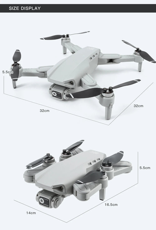 L900 Pro 4K GPS Drone with Dual HD Camera, 5G FPV, Brushless Motor, Foldable RC Quadcopter with 1200M Range & Follow Me Mode