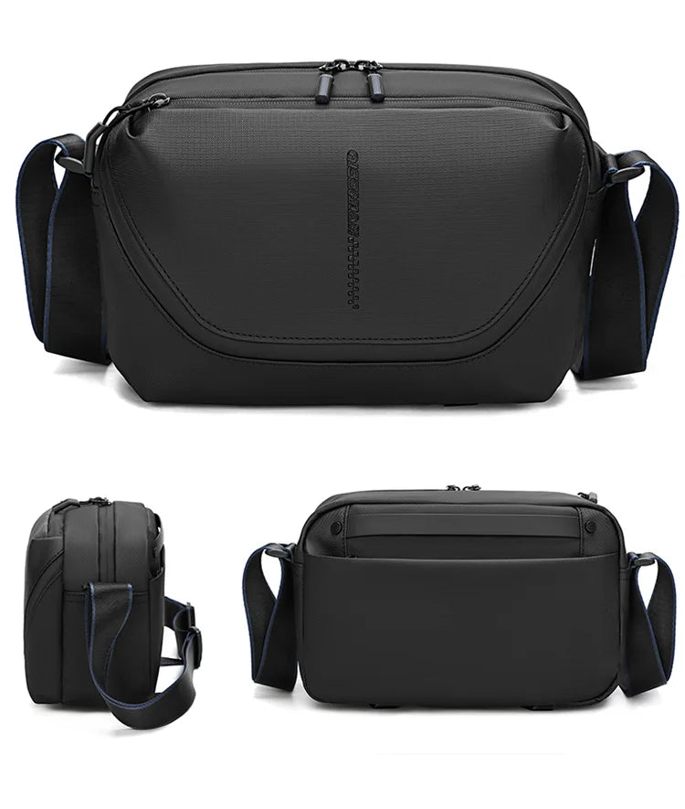 Men's Crossbody Camera Bag for DSLR & Mirrorless Cameras | Portable Shoulder Photography Bag with Lens Storage, Tripod Holder & Accessories Pocket