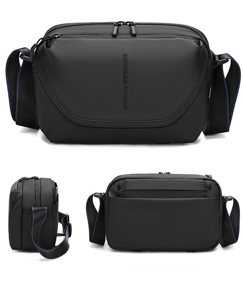 Men's Crossbody Camera Bag for DSLR & Mirrorless Cameras | Portable Shoulder Photography Bag with Lens Storage, Tripod Holder & Accessories Pocket