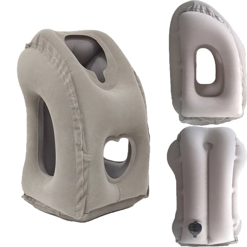 Portable Inflatable Travel Pillow Neck Support for Office  Sleepouts Outdoor Camping f2 Naps Airplane Flights Train