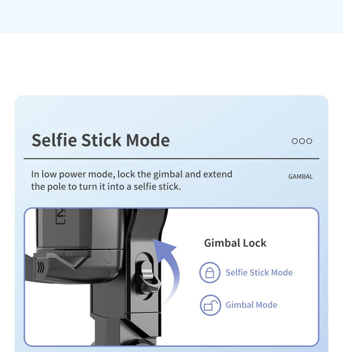Q18 Handheld Phone Gimbal Stabilizer with Selfie Stick Tripod, Bluetooth Remote, Smart Tracking & Fill Light for iPhone Android Smartphone