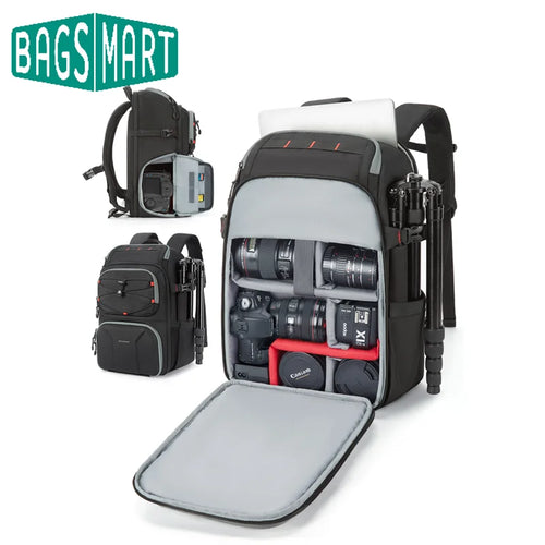 Professional Camera Backpack for DSLR, Mirrorless Camera, Drone & Laptop 15.6" | Waterproof Photography Bag with EVA Protection, Tripod Holder & Travel Storage