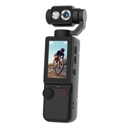 Lenovo Q8 4K Portable Action Camera – Wearable Pocket Cam for Travel, Motorcycle Riding & Vlogging