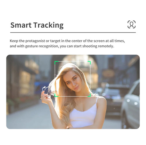 Q18 Handheld Phone Gimbal Stabilizer with Selfie Stick Tripod, Bluetooth Remote, Smart Tracking & Fill Light for iPhone Android Smartphone