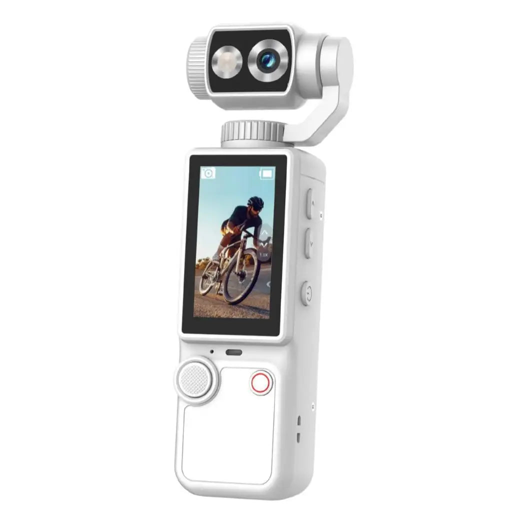 Lenovo Q8 4K Portable Action Camera – Wearable Pocket Cam for Travel, Motorcycle Riding & Vlogging