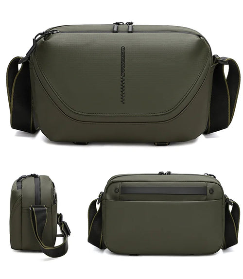 Men's Crossbody Camera Bag for DSLR & Mirrorless Cameras | Portable Shoulder Photography Bag with Lens Storage, Tripod Holder & Accessories Pocket
