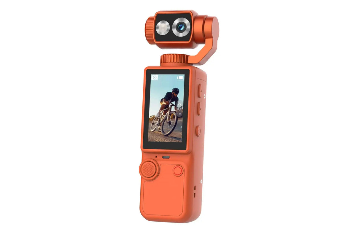 Lenovo Q8 4K Portable Action Camera – Wearable Pocket Cam for Travel, Motorcycle Riding & Vlogging
