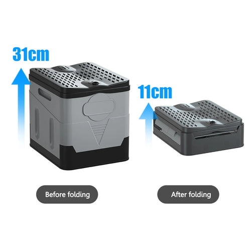 Portable Foldable Toilet Seat Car Emergency Toilet with Cover Outdoor Reusable Folding Toilet for Camping Hiking Boat Trips
