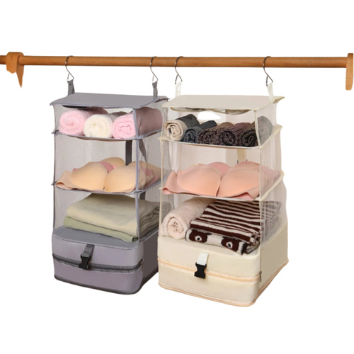 Travel Storage Bag Dormitory Wardrobe Hanging Multi functional Storage Artifact Clothing Underwear Socks Storage Compression Bag